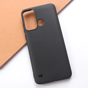 Black Soft Silicone Matte TPU Mobile Phone Case For ZTE Nubia Z50S Pro 5G Blade L220 V30 Vita A53 V41 Smart A52 Lite A72 Axon 40 Lite Shockproof Cover