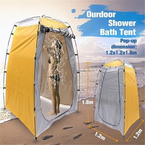 Tents and Shelters Portable Outdoor Shower Tent Outdoor Shower Bath Fitting Room Tent Shelter Camping Beach Privacy Toilet For Summer Swimming 230619