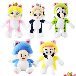 Filmes Tv Brinquedo De Pelúcia 1820Cm Boneca Bichos De Pelúcia Para Presentes Infantis Mari Luig Rosalina Peach Princesa Gato Drop Delivery Brinquedos Dhjmg