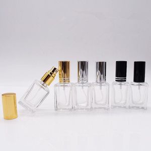 10ML Perfume Atomizer Square Glass Fragrance Parfum Bottle Empty Vial Cosmetic Refillable Perfume Bottle Fast Shipping F2245 Rffqo