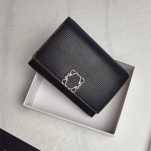 2024 Fold Anagram Buckle Wallet für Herren Designer Kartenhalter Vertikale Geldbörse Damen Luxus Kartenhalter Reißverschluss Side Lo Herren Geldbörsen mit Box