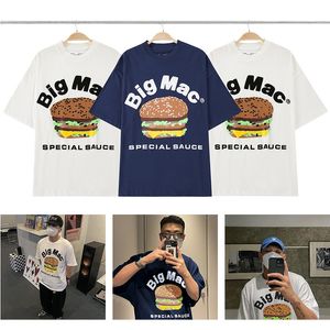 T-shirt för män sommar tees mens designer t skjortor mode lösa casual kläder hamburg tryck kort ärm tshirts