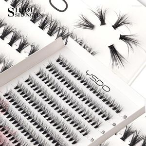 FALSE EYGRASS 200 BUNDLES EYGRASH EXTENSION 10 ROWS 3D Mink Russian Volume Lashes 30d Cluster Individual Cilia Makeup Tool