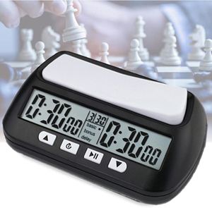 Timer Orologio da scacchi portatile multifunzione 3 in 1 Timer digitale per scacchi per giochi da tavolo Calculagraph professionale Misuratore di tempo con allarme 230620