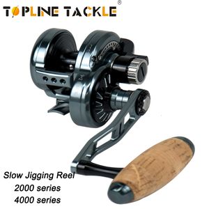 Катушки Baitcasting Mlow Water Mlow Gugging Reel 6.3 1 передаточное значение CNC 30 кг максимальное сопротивление троллинг 9 2 BB оффшорные глубоководные лодки лодка 230619