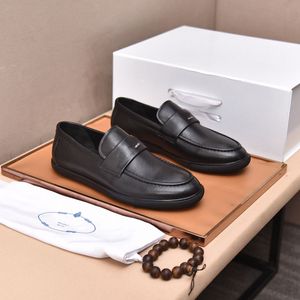 Nome di lusso Mocassini da uomo Abito slip on Abito da ufficio Scarpe casual Walk Vera pelle Taglia 38-44