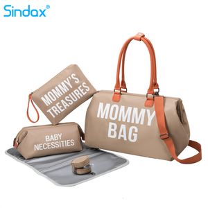 Rede de berço Fivepiece Travel Mommy Bag Bag portátil LargeCapacity