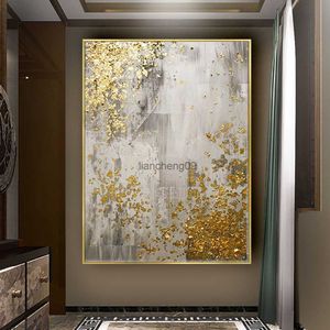 Modern İç Duvar Resim Saf El Yapımı Mavi Doku Tuval Yağlı Boya Yaratıcı Gypsophila Mural Soyut Ev Dekor Sanatı L230620