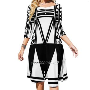 Casual Dresses African Xhosa Wedding Attire | Traditional Umbhaco Square Neck Dress Cute Loose Print Elegant Beach Party Africa
