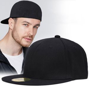 Top Caps İlkbahar ve Yaz Tamamen Kapalı Şapka Erkek Hip Hop Hiphop Beyzbol Kapağı Sızdırmazlık yaptıktan sonra yassı Kel 5760cm 230620