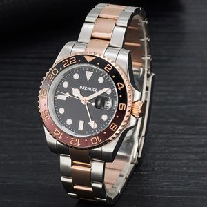 New men automatic mechanical ceramic bezel men's stainless steel movement men's watch sports diving men's watch