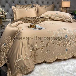 Bedding sets Bedding sets European Style BedsheetFitted Sheet Set Of Four Pieces Pure Cotton HighEnd Pillowcase Quilt Cover Wedding Queen Bedding Set x0620
