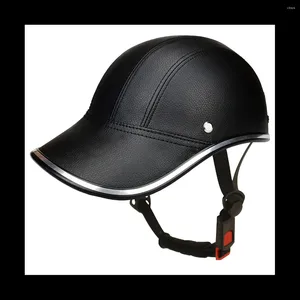 Hełmy motocyklowe w stylu czapki baseballowej Half Helmet Safety Hat Face Vintage twardy rower