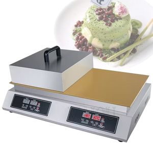 2600W معدات الوجبات الخفيفة تسخين سريع مزدوج Souffle الخبز الحديد آلة صانع Souffle Souffle الحديد صفيحة Souffle فطيرة