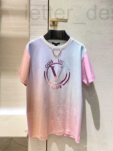 2023 Versione avanzata T-shirt da uomo Francia Abbigliamento alla moda Lettera Stampa grafica coppia Famoso designer di marca Cotone Girocollo uomo e donna Manica corta