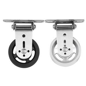 Other Sporting Goods Wall-mounted Gym Home Rotating Silent Pulley DIY Lat Lift Cable System Attachments Stainless Steel Mute Swivel Bearing Wheel 230619