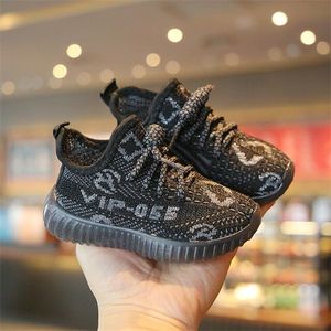 Fashion children's sports shoes spring and autumn new coconut shoes for boys and girls breathable soft-soled baby net shoes