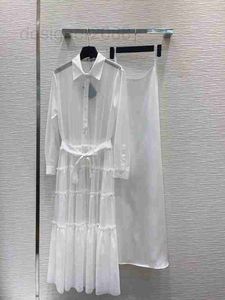 Pist elbiseleri tasarımcı Milan elbise 2023 yeni yaz sonbahar yaka boyun moda markası aynı stil oiag