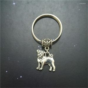 Sleutelhangers Pug Sleutelhanger / Sleutelhanger - Hondenliefhebber Gift Animal Jewelry