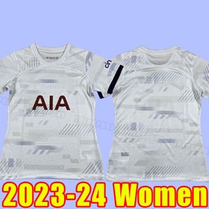 Kvinnor 23 24 Son Soccer Jerseys 2023 2024 Football Shirt Lucas Hojbjerg Loris Romero Reguilon Bryan Kulusevski Bentancur Kane Richarlison Woman Girl Home Away