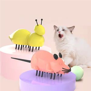 Brinquedo de gato eletrônico remoto mouse brinquedos para gatos brinquedo interativo gato provocação emulação rato ratos 360° brinquedo giratório para cachorro animal de estimação