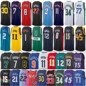 Mens Youth Basketball jerseys Victor Wembanyama MJ LaMelo Ball Tim Duncan Kids Rodman