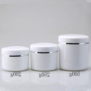 200g 250g 500g Cream Jar,Plastic Makeup Sub-bottling,Empty Cosmetic Container Case,Sample Mask Canister,Lotion Cans F1759 Jdxwq