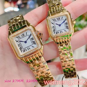 U1 TOP AAA GRAGE NEW FASHION WOMANS Square Gold Watch Series Casual Lady Quartz Ultra Thin Panthere de G Factory Watches 316L Stains Stail Steel Band Montres Montres