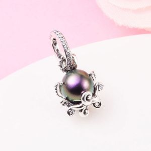 925 Sterling Silber Die kleine Meerjungfrau Ursula baumelnde Charm-Perle für europäische Pandora-Schmuck-Charm-Armbänder