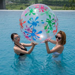 Sand Play Water Fun Diameter 80cm PVC Inflatable Beach Ball Inflatable Water Toy Outdoor Beach Water Ball Summer Water Playing Toy for Kids Garden 230621
