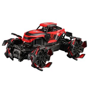 High-Tech 1:12 2.4G Radio Remote Control Car 4WD Off-road Climbing Explosive Wheel Stunt Electronic Toy Children's Gifts