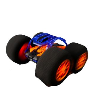 1:20 DIY RC Car Sponge Wheel 4WD Remote Control Cars 360 Rotation Stunt Monster Tumbling Car Model Children's Toys Gift