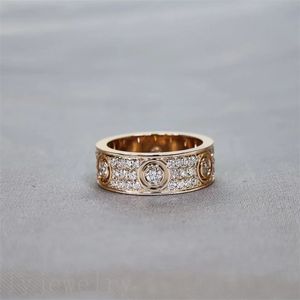 Anéis de amor parafuso para noivado feminino anel de casamento moda banhado a ouro anelli promessa personalidade bague casal estilo joias de luxo populares ZB019 C23