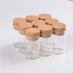 10ml Empty Glass Test Tube Bottles With Cork Stopper Transparent Clear Vials Jars Food Spice 100pcs Free Shippinghigh qualtity Kaaeq