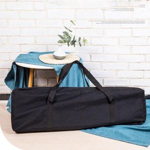 Borse portaoggetti Borsa da forno a carbone per esterni Borsa nera portatile pieghevole Campeggio Picnic Griglia per barbecue Borsa antipolvere 62x24x13cm