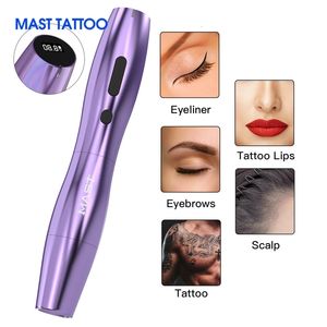 Pistole per tatuaggi Kit Design Mast P20 Rotary Machine 25mm Corsa Wireless per penna permanente per trucco 230620