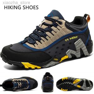 Calzature da trekking Scarpe da trekking sportive da esterno di alta qualità Uomo Donna Trail Trekking Scarpe da alpinismo in vera pelle Scarpe da ginnastica impermeabiliHKD230621