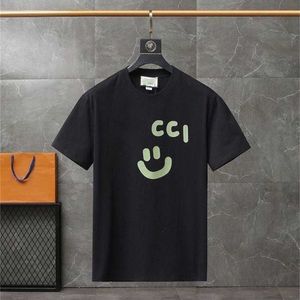 Tasarımcı T Shirt Lüks Erkek Siyah Mektup Gömlek Erkek Moda Baskılı Gömlek Kısa Kollu Moda Marka Pamuk Kadın Set Luxe Y3XW
