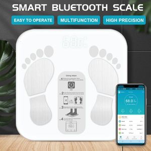 Bilance per il peso corporeo Bilancia elettronica per la salute App Bluetooth Pesatura Misura Grasso Certificazione Ce Smart 230620