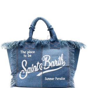 Het försäljning 2023 jeans kvinnor handväska modeshow tassel casual tote design axel väska hög kapacitet handväska bomullstyg läder god kvalitet två färger