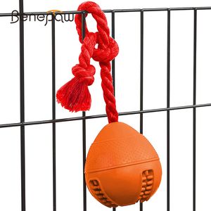 Benepaw Interactive Dog Toys Eco-friendly Puzzle Rope Reduce Stress Anxiety Pet Treat Dispenser Toys Crate Puppy Training Aids