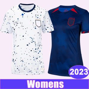 2023 PULISIC DEST 여자 축구 유니폼 MORRIS McKENNIE YEDLIN ACOSTA AARONSON States 홈 어웨이 축구 셔츠 유니폼