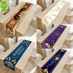 Nya Ramadan Decoration Table Runner Eid Mubarak Decor for Home Tracloth Ramadan Kareem Islamic Muslim Party Eid Al Adha Gifts 2023