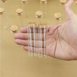 50st/Lot Glass Bottle 22*70mm Test Tube Cork Stopper Mini Spice Bottles Container Small Diy Burs Inals Tiny Glasshigh Quantity Upqep