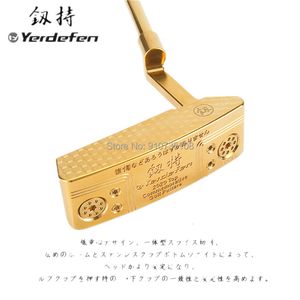 Club Heads Official authori Yerdefen Golf Putter Head Forged Carbon Steel With Full CNC Milled Brand Clubs Putters 230620