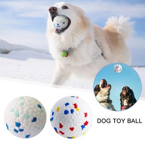 Hohe-elastizität Hund Haustier Kauen Ball Biss Widerstand High Bounce Interaktive Hund Zähne Reinigung Spielzeug Super Licht Drop Shipping