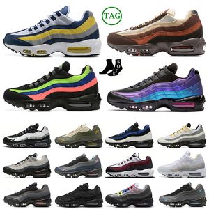 Mens Designer OG 95 Running Shoes 95s Runner Athletic Sports Size 12 Black Neon Sequoia Pink Beam Aegean Storm Sketch Clssic GEEDY SNEAKERS