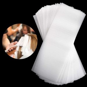 Cutting Cape 50 100PCS Reusable Foam Hair Wraps Dye Paper Professional Coloring Highlighting Strips for Salon Barber Stylists 230620