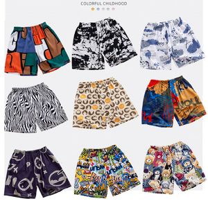 Shorts Shorts multi-color cortometraggi Stampa pantaloncini per ragazzi che nuota Trunk per Boy Girls Swimwear Swimsuit Swimsuit Child Case 2 8 14Y 230620