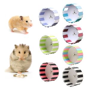 Forniture per piccoli animali Esercizio per criceti Ruota da corsa Giocattolo per animali domestici Accessori per gabbie rotonde Allenamento silenzioso 230620